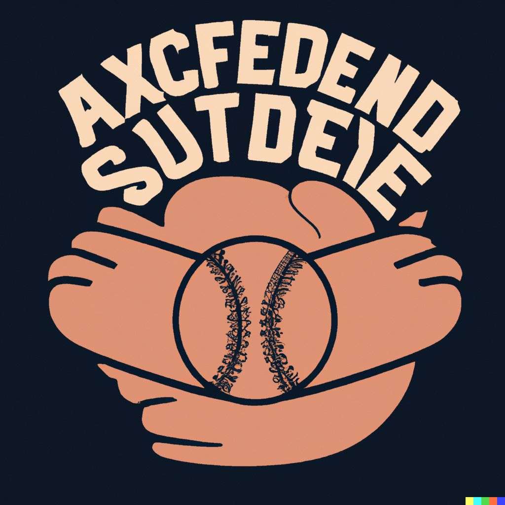 a representation of anxiety, baseball team emblem design